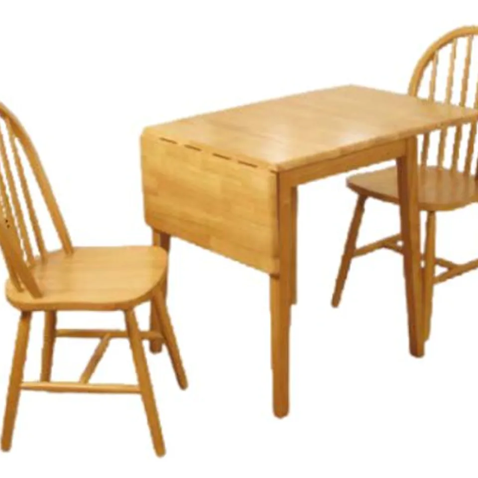 BOXED HONEYMOONDROP LEAF DINING TABLE - LIGHT OAK (1 BOX)