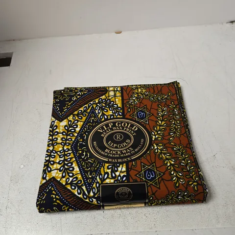 VIP GOLD REAL WAX PRINT FABRIC – BOXED WAX BLOCK (COLOURFUL PATTERN)