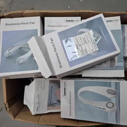 BOX OF 15 ASSORTED BLADELESS NECK COOLERS