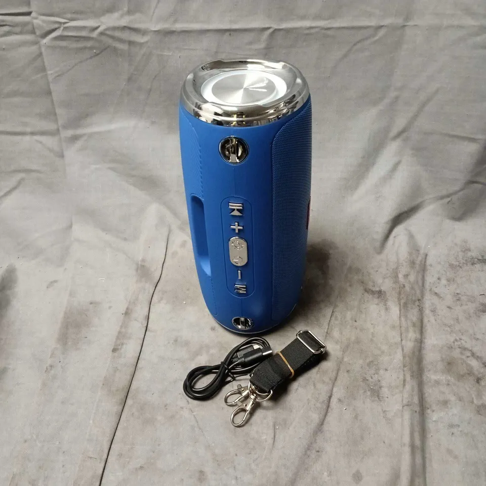 WIRELESS SPEAKER – BLUE PORTABLE BLUETOOTH SPEAKER (MY MUSIC) 