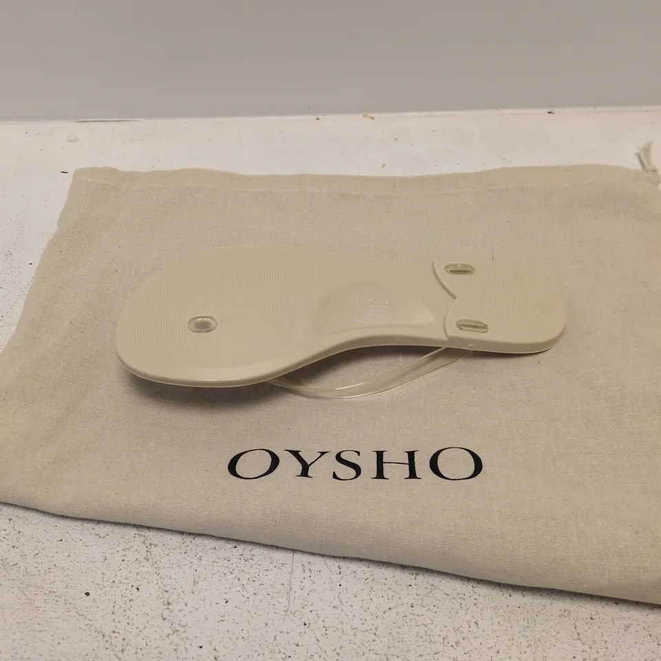 OYSHO WOMEN'S SANDALS, BEIGE/OFF-WHITE, UK 6 (EUR 37) – DUST BAG