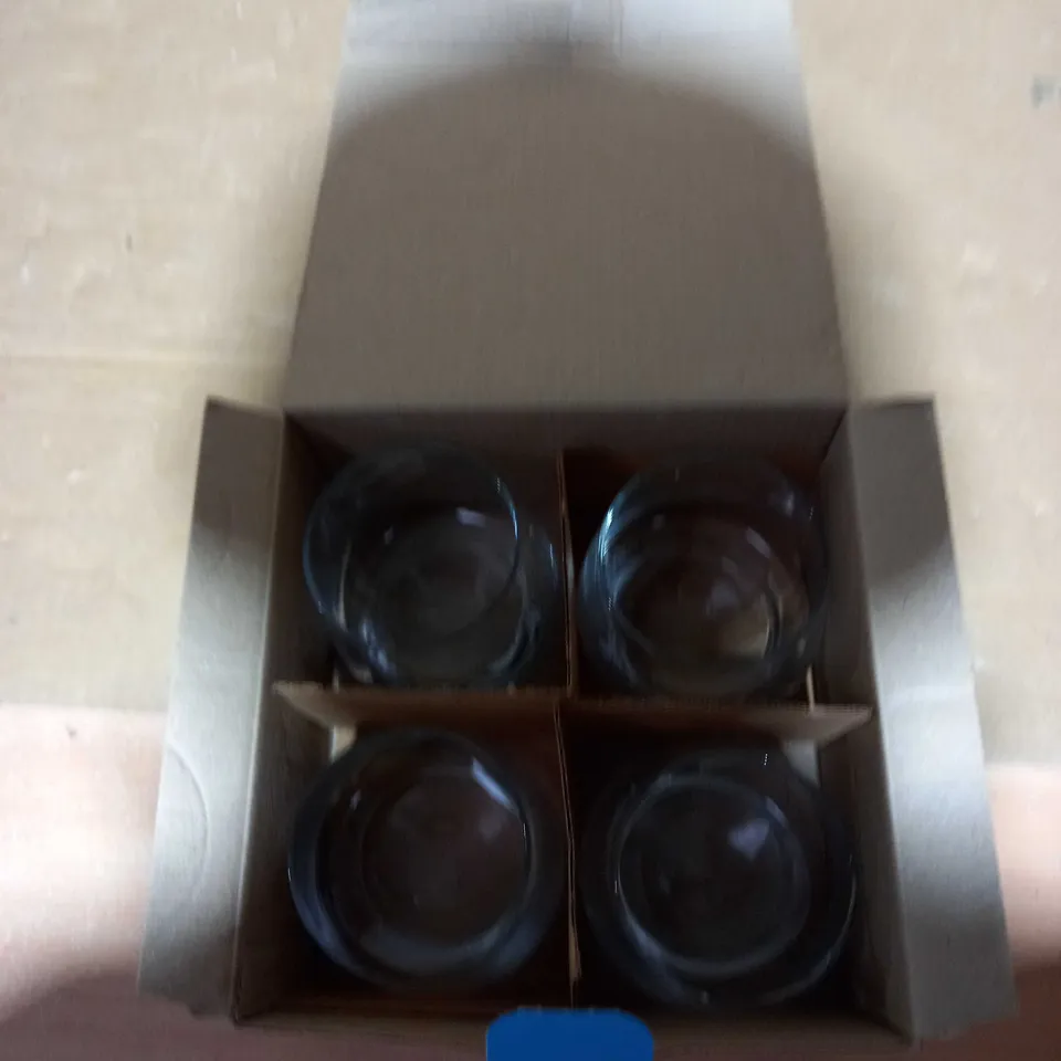 4 MAJESTIC WHISKY TUMBLERS