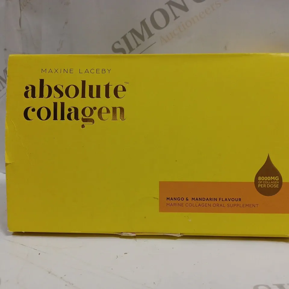 ABSOLUTE COLLAGEN MARINE LIQUID COLLAGEN SUPPLEMENT FOR WOMEN - MANGO & MANDARIN (14 X 8000mg)