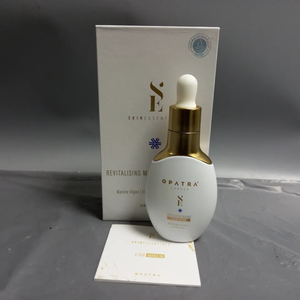 BOXED OPATRA SKIN ESSENTIALS REVITALISING MARINE ALGAE SERUM 30ML 