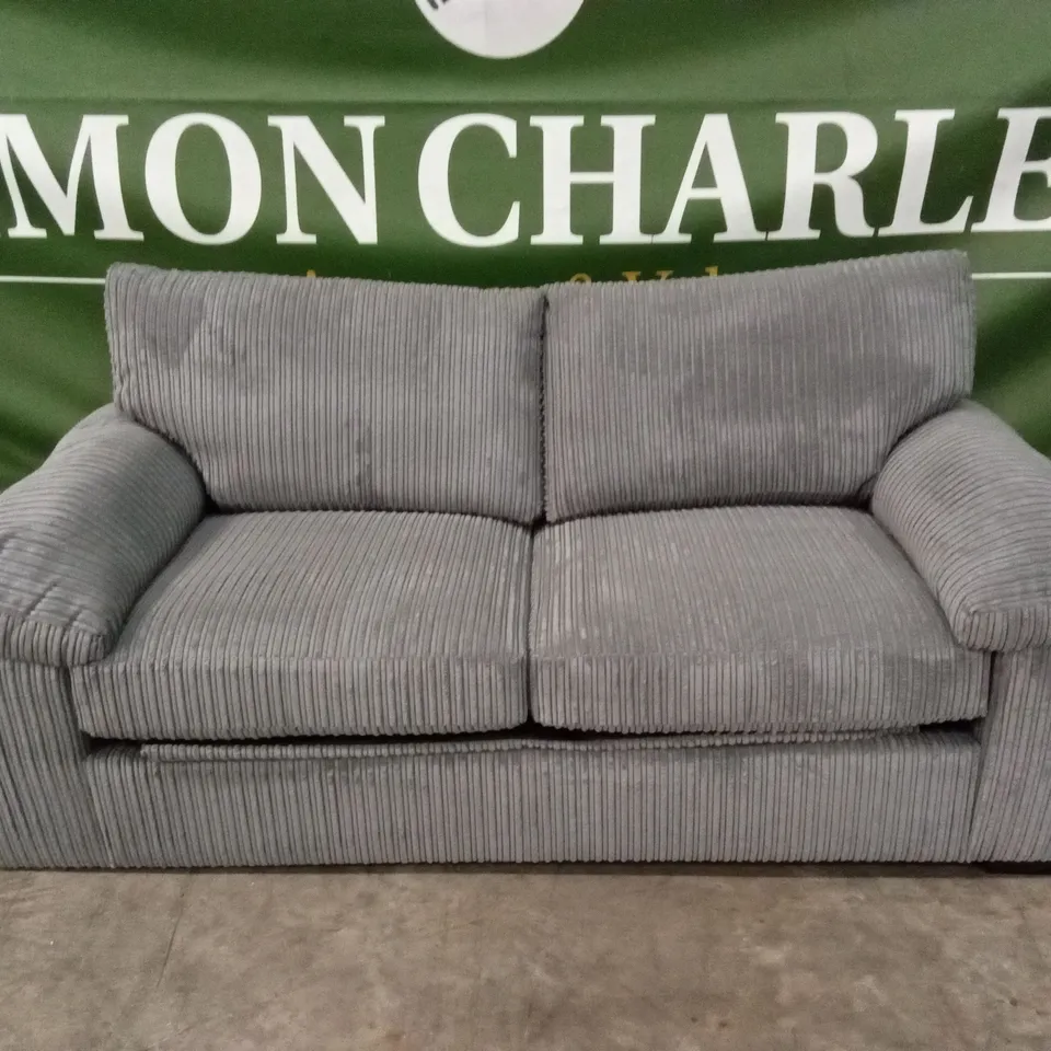 AMALFI STANDARD BACK FABRIC SOFA BED - CHARCOAL RRP £699