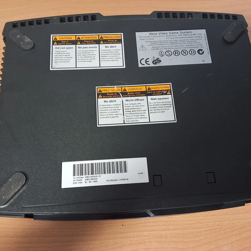 UNBOXED XBOX VIDEO GAMES SYSTEM