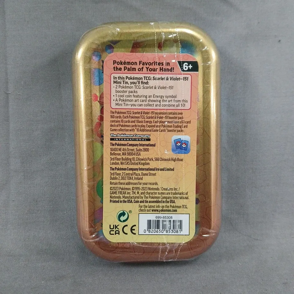 POKÉMON TRADING CARD GAME MINI TIN – SCARLET & VIOLET 151