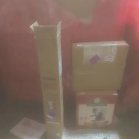 PALLET OF ASSORTED HOUSEHOLD GOODS AND PRODUCTS TO INCLUDE;COFFEE MACHINE,MAT,CEILING LIGHT