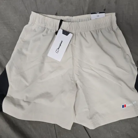 BERGHAUS SHORTS IN GREY/BLACK SIZE UK MEDIUM