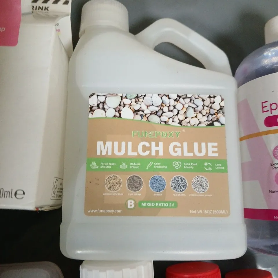 Ledivion Epoxy Resin Crystal Clear 500ml + MEKP Catalyst + Mulch Glue 500ml – Art & Craft Supplies