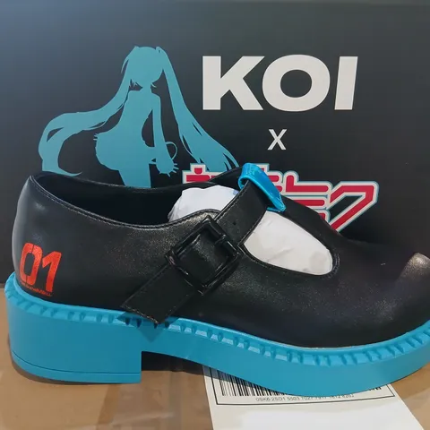 BOXED KOI MIKU TALE MARY JANES BLACK SIZE 4