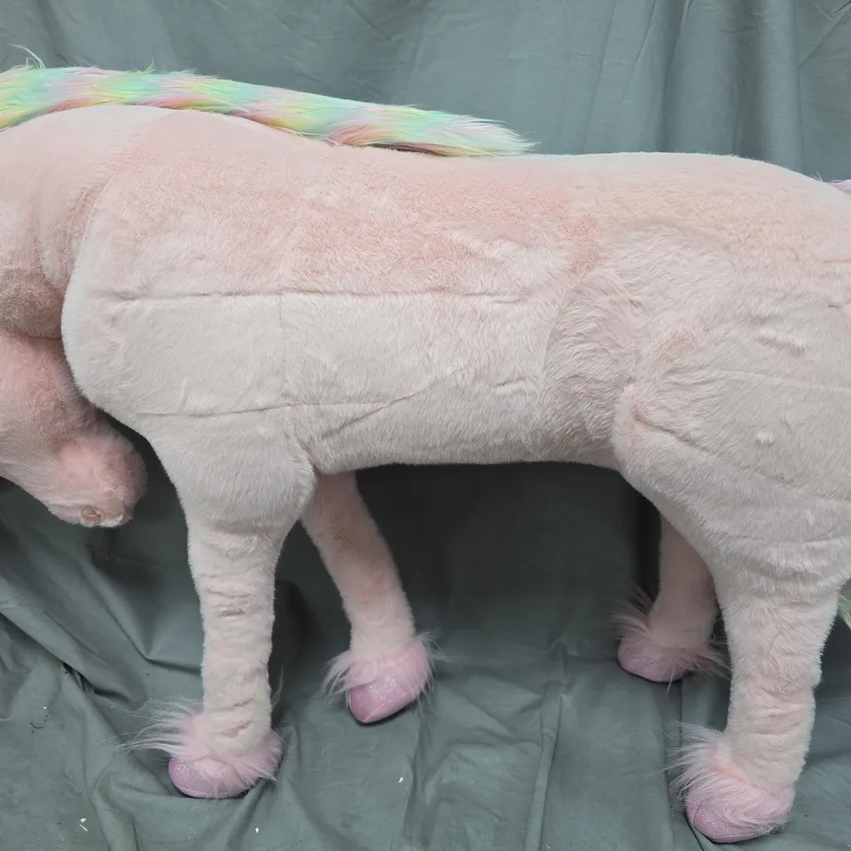 CUDDLECO STANDING UNICORN STUFFED ANIMAL - RAINBOW