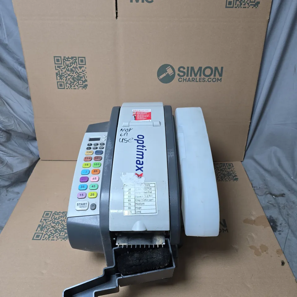 OPTIMAX  ELECTRONIC WATER ACTIVATED TAPE DISPENSER