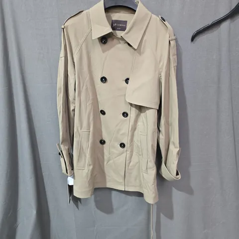 BEIGE JOMODE WOMEN'S TRENCH COAT – DOUBLE-BREASTED WITH BELT