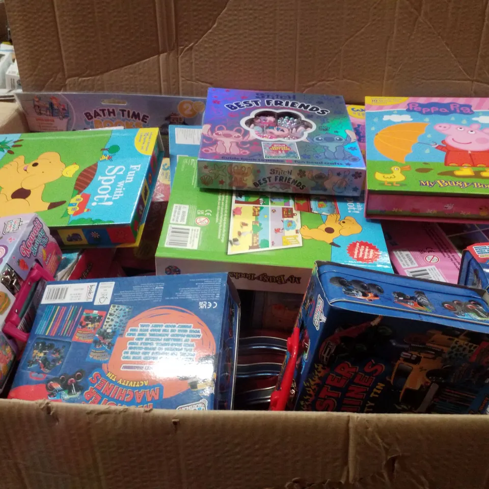 PALLET CONTAINING ASSORTED CHILDRENS ACTIVITY TINS