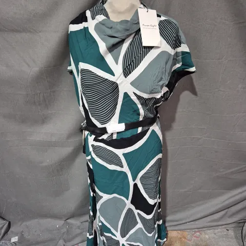 PHASE EIGHT ZAYNAB GREEN DRESS β UK 14