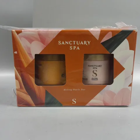 BOXED SANCTUARY SPA MELTING PEARLS DUO SET