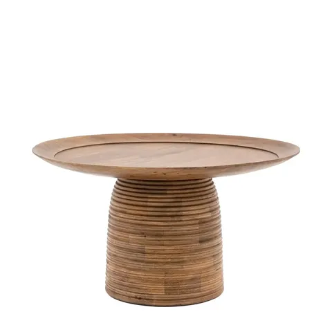 BOXED BELMONTE COFFEE TABLE - 850X850X400MM  (2 BOXES)