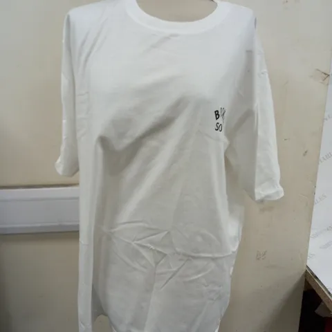 BROKEN SOCIETY TIG OL BITTIES COMMITTE TEE IN WHITE - 3XL