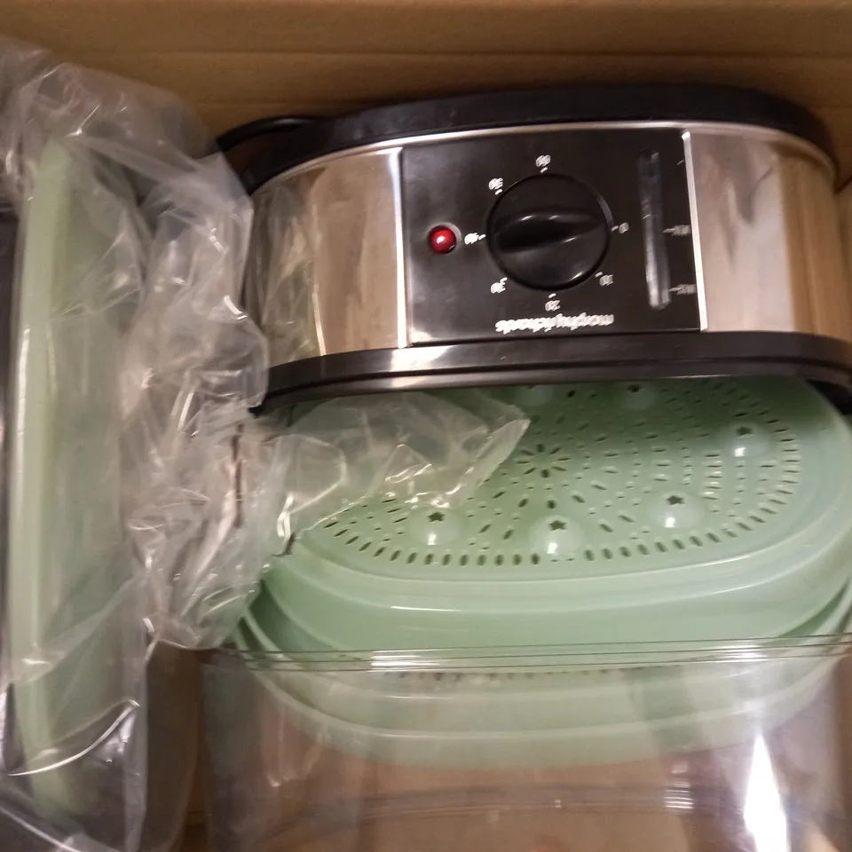 MORPHY RICHARDS STAINLESS STEEL FOOD STEAMER