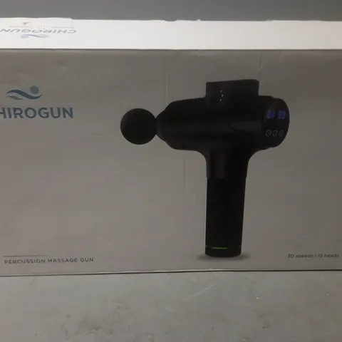 BOXED CHIROGUN PERCUSSION MASSAGE GUN