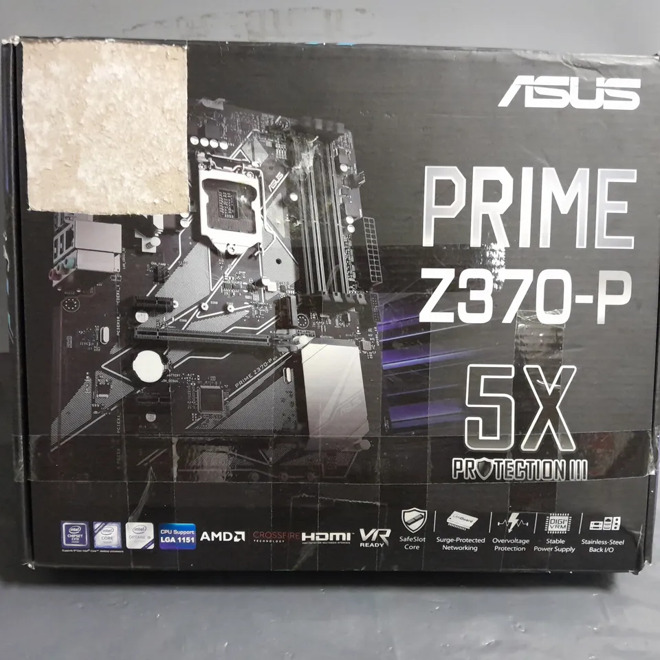 BOXED ASUS PRIME Z370-P 5X MOTHERBOARD