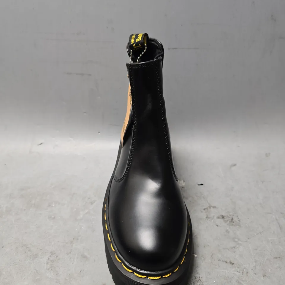DR MARTENS BLACK SLIP ON BOOTS - SIZE 38 