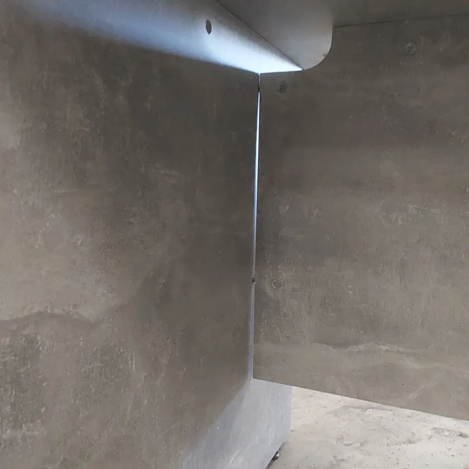 DESIGNER WOODEN OFFICE DESK - CONCRETE EFFECT