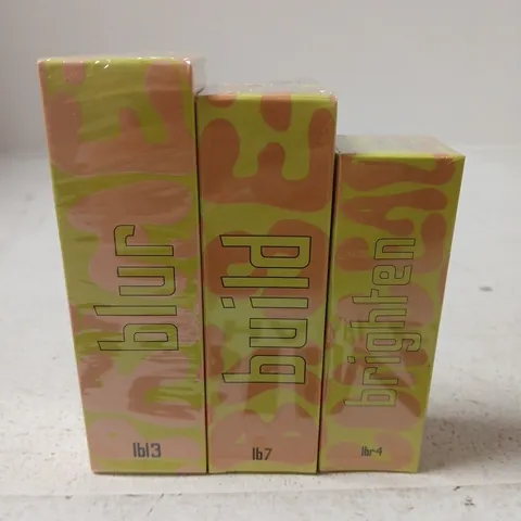 3 SEALED MADE BY MITCHELL PRODUCTS TO INCLUDE BLUR, BUILD & BRIGHTEN 
