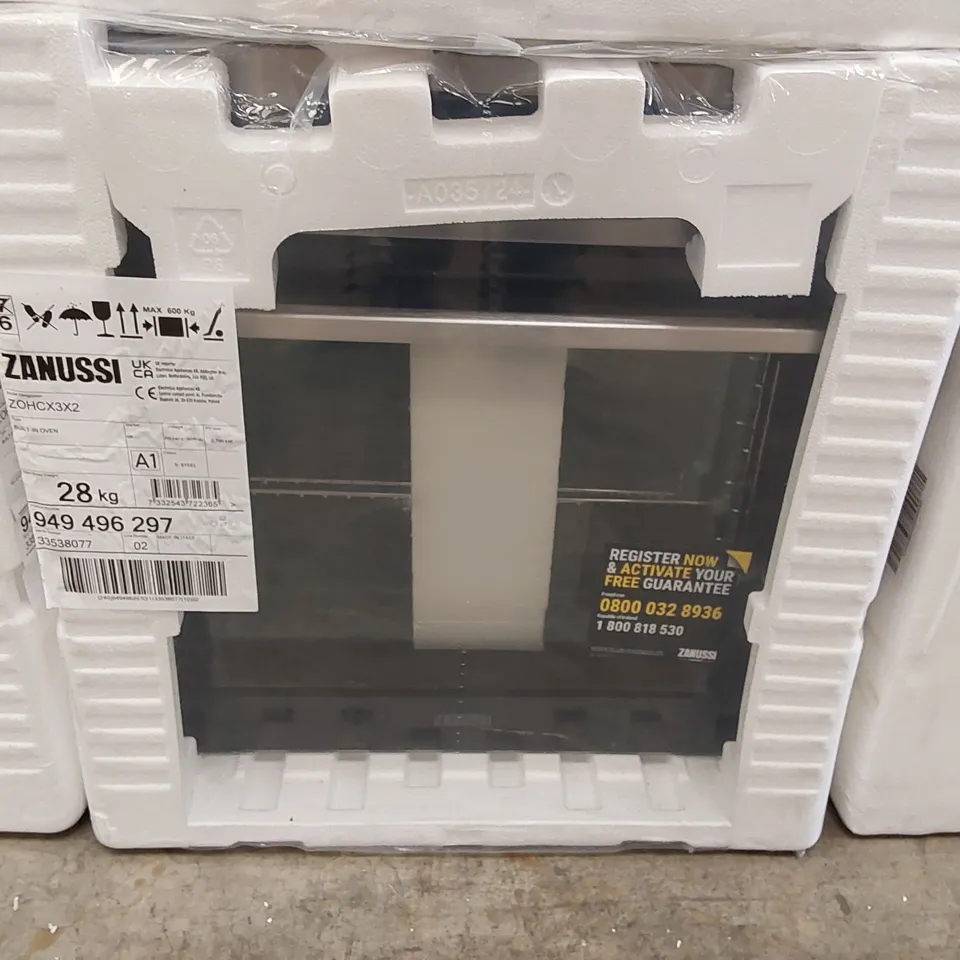 ZANUSSI FANCOOK ZOHCX3X2 ELECTRIC OVEN - STAINLESS STEEL RRP £459