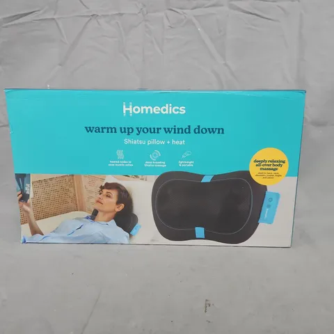 BOXED HOMEDICS SHIATSU PILLOW + HEAT