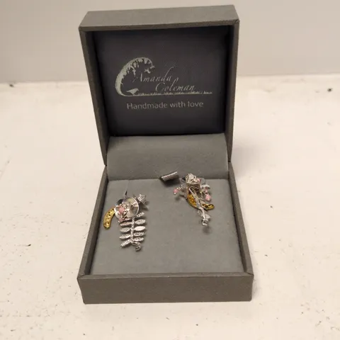 AMANDA COLEMAN EARRINGS IN PRESENTATION BOX – HANDMADE WITH LOVE