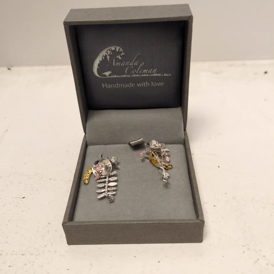 AMANDA COLEMAN EARRINGS IN PRESENTATION BOX – HANDMADE WITH LOVE
