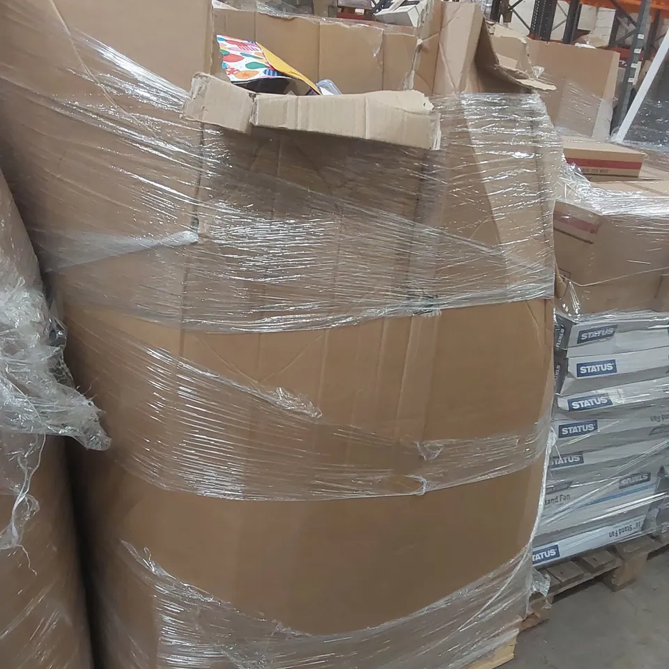 PALLET CONTAINING A VERY LARGE QUANTITY OF ASSORTED ITEMS INCLUDING: PRAM, VARIOUS CHILDREN'S TOYS ECT