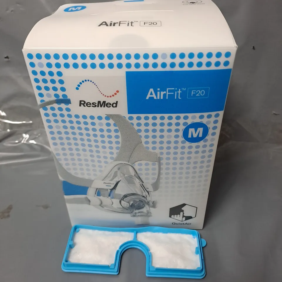 RESMED AIR-FIT F20 FACE MASK - SIZE MEDIUM