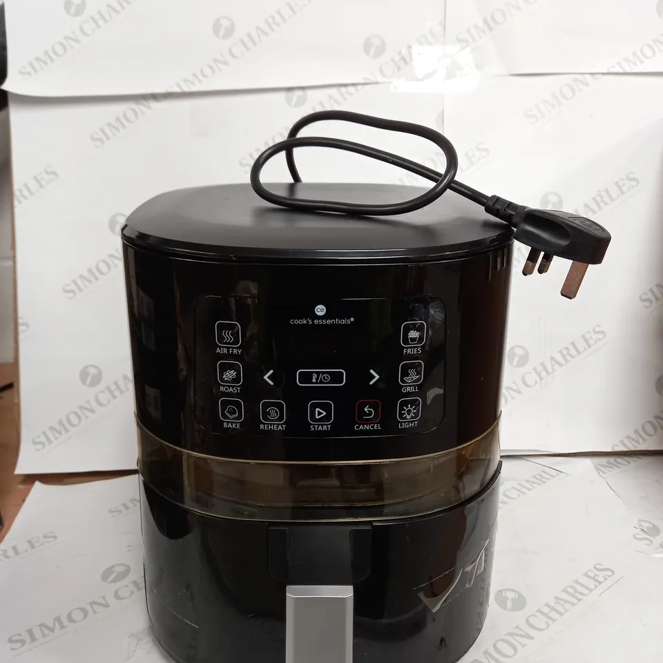 COOK'S ESSENTIALS 4.0L AIR FRYER - BLACK