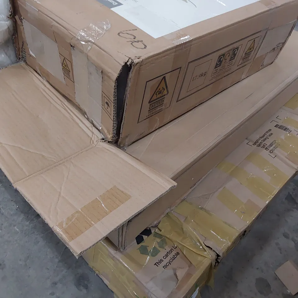 PALLET OF ASSORTED BOXED FURNITURE PARTS 