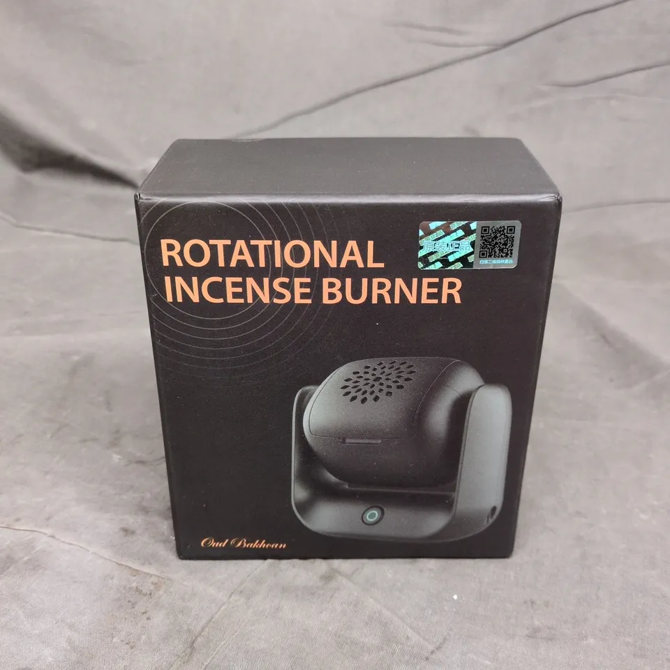 BOXED ROTATIONAL INCENSE BURNER