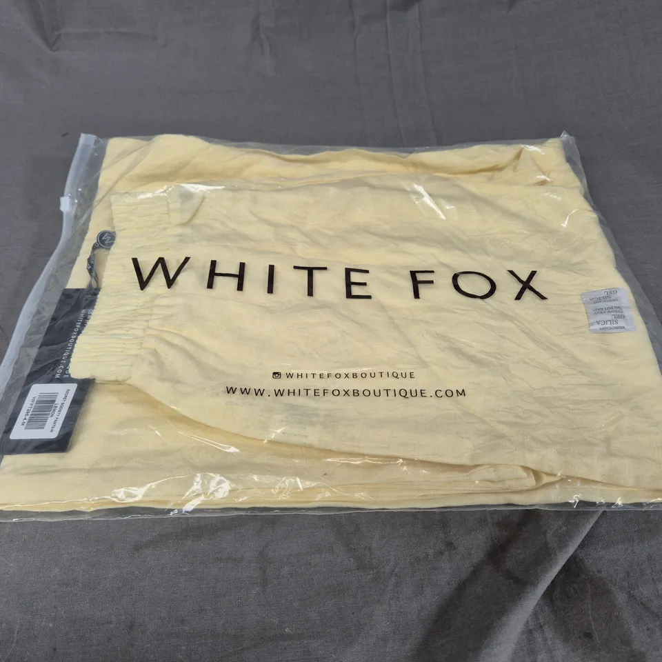 BAGGED WHITE FOX SECRET SOCIETY PANTS - SIZE M