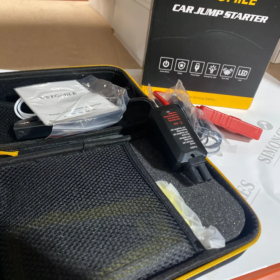 BOXED VETOMILE CAR JUMP STARTER 