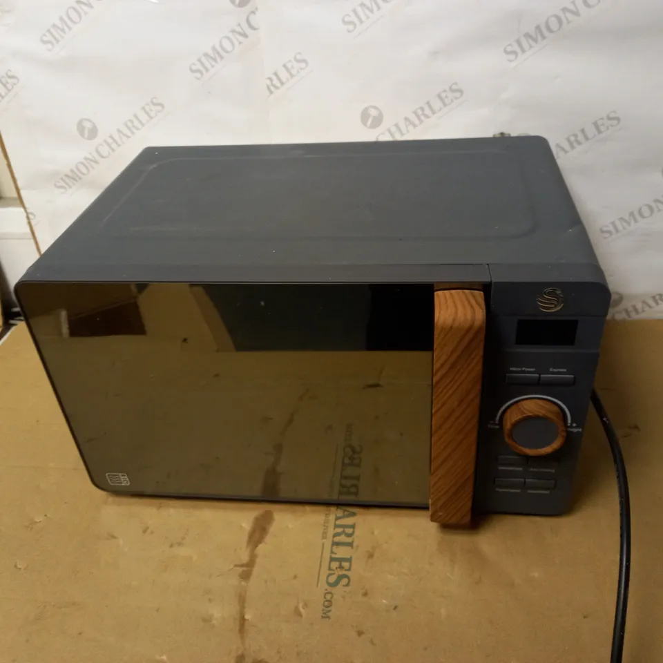 SWAN NORDIC DIGITAL MICROWAVE 800W SLATE GREY