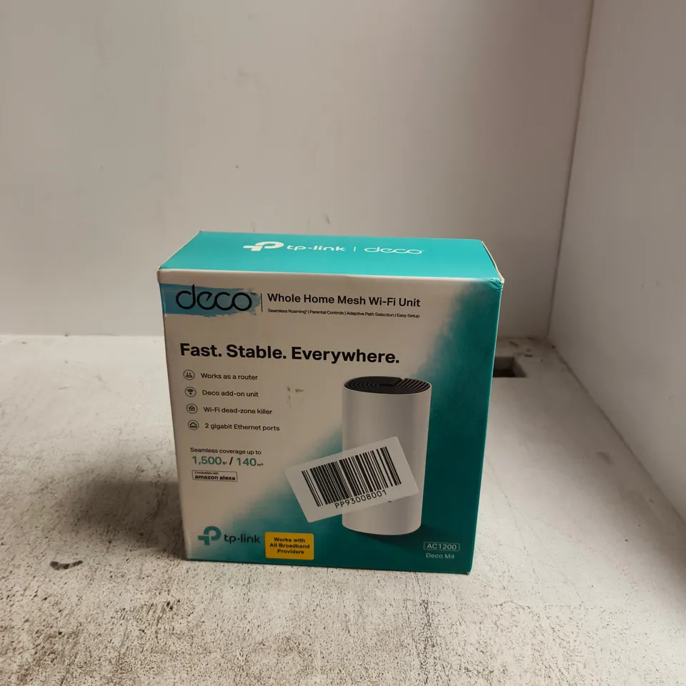 TP-LINK DECO WHOLE HOME MESH WI-FI UNIT (BOXED) DECO M4