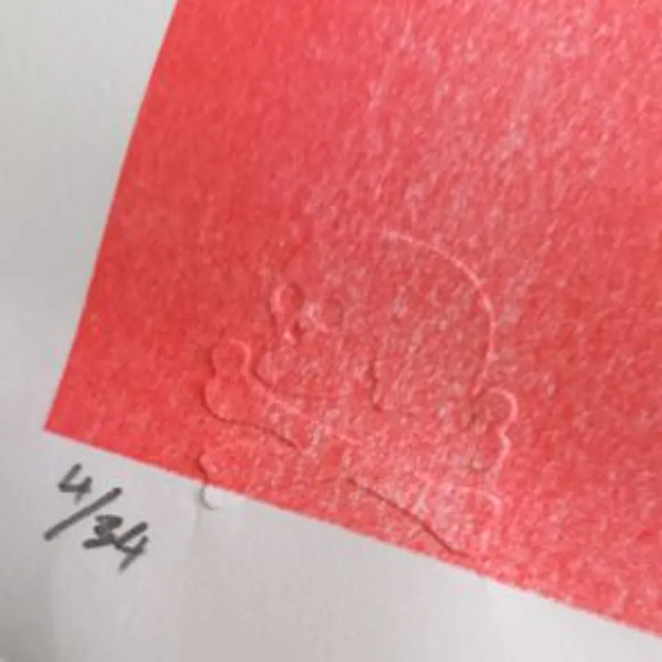 CACK HANDED KID THE SHINING - REDRUM EDITION SIGNED AND NUBERED PRINT #4/34