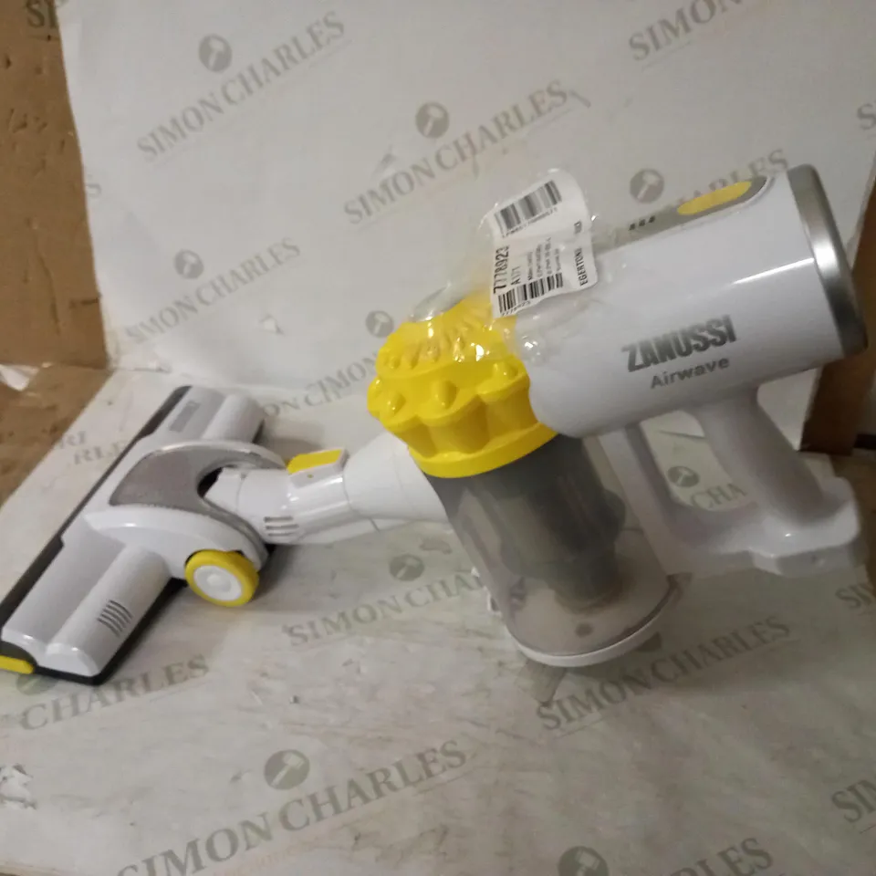 ZANUSSI ZHS-32802-YL CORDLESS RECHARGEABLE HAND STICK VACUUM - YELLOW