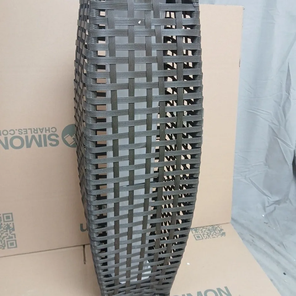 BOXED 69CM BROWN SOLAR LAMP 