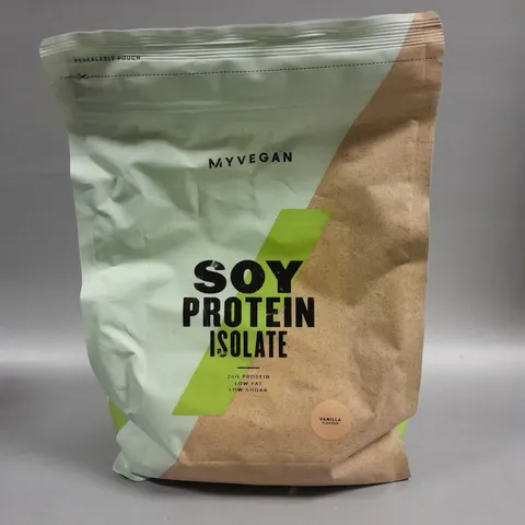SEALED MYVEGAN SOY PROTEIN ISOLATE - 1KG VANILLA 