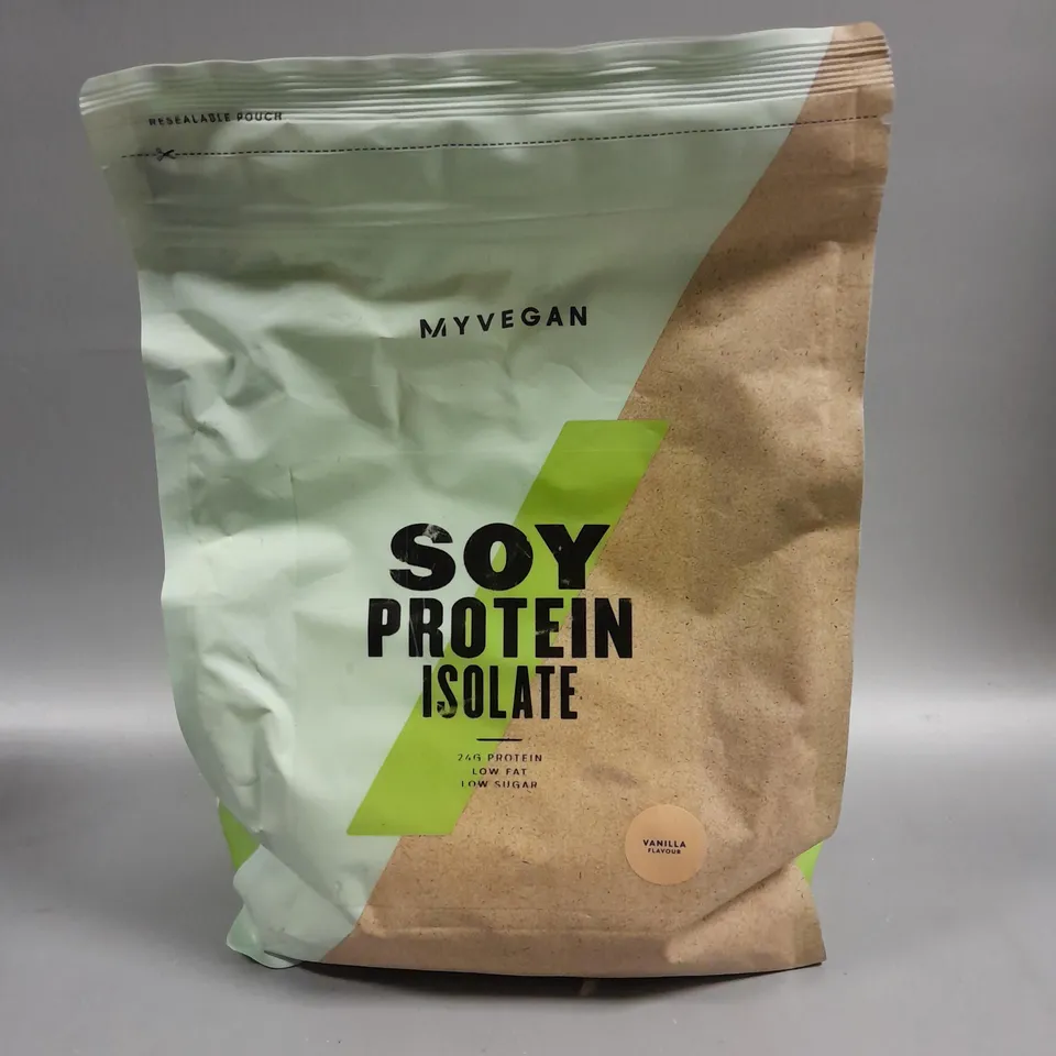 SEALED MYVEGAN SOY PROTEIN ISOLATE - 1KG VANILLA 
