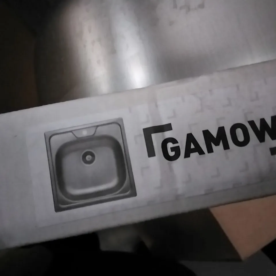 BOXED GAMOW SQUARE BOWL SINK