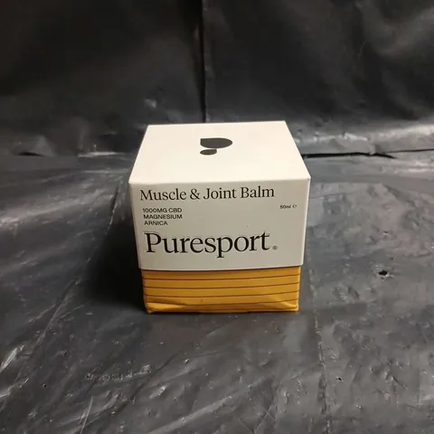 PURESPORT MUSCLE & JOINT BALM – CBD 1000MG, MAGNESIUM, ARNICA, 50ML