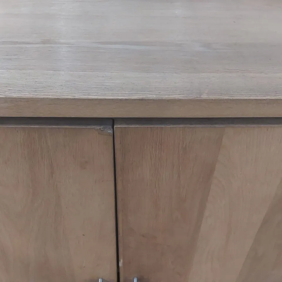 DESIGNER 2 DOOR CUPBOARD IN OAK